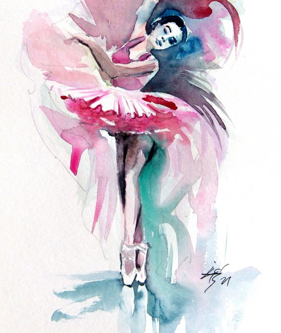 Ballerina in pink