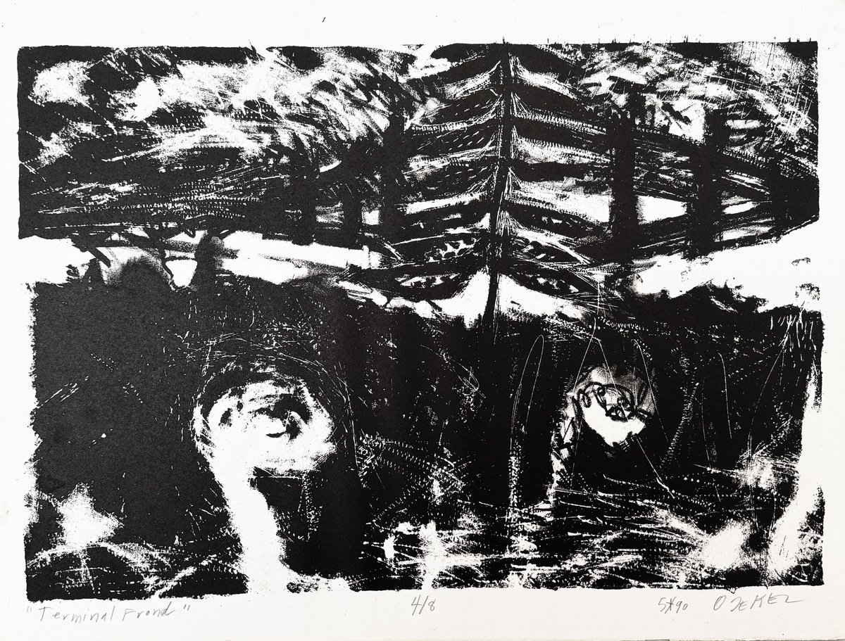Expressive Limited Edition Print , Terminal Frond By Darren Jekel, 14 X 10, Artwork For Sale On Artfinder