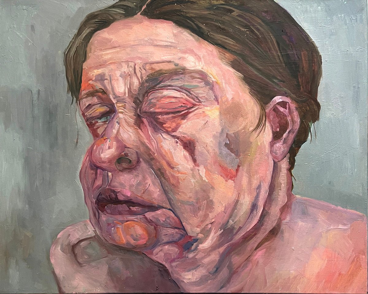 Oil Painting , Martha By Ulli Schmitt, 39 X 31, Artwork For Sale On Artfinder