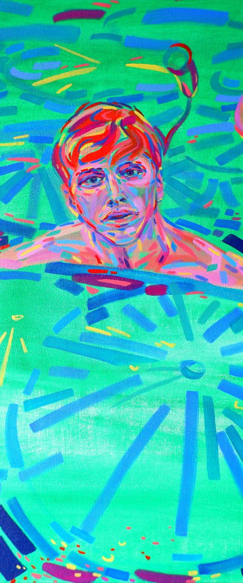 A Boy in the Water by Van Lanigh