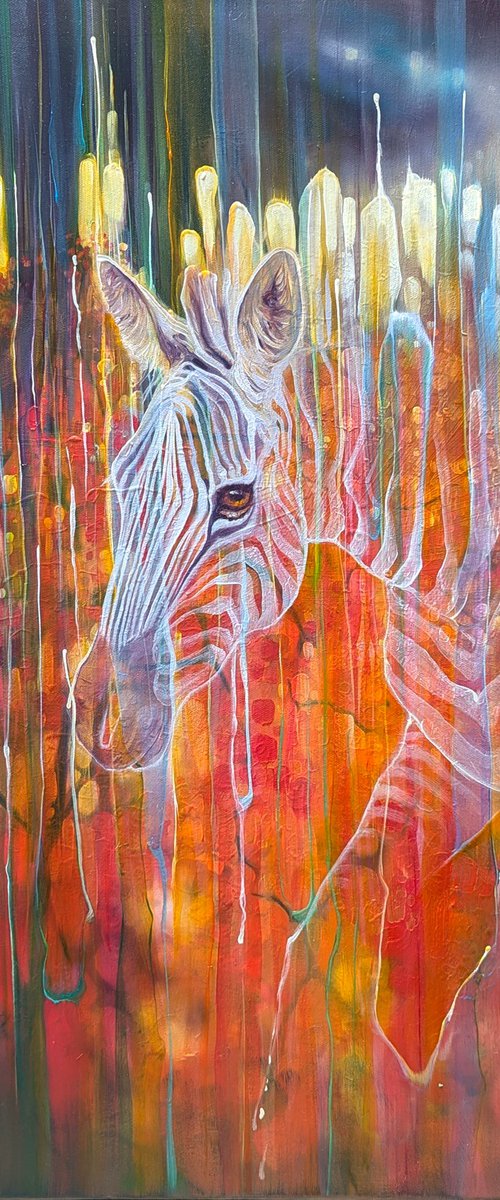 Zebra Queen by Gill Bustamante