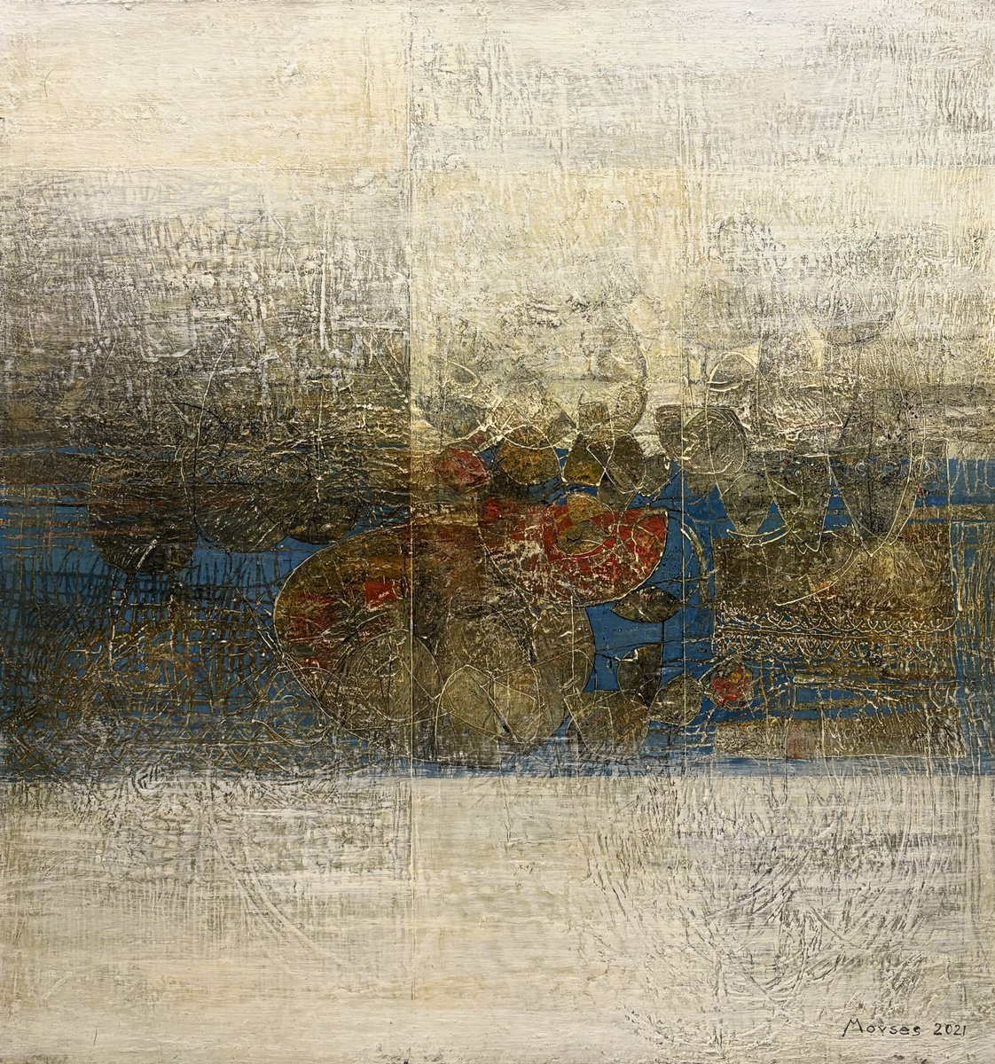 Buried Language By Movses Poghosyan, 29 X 30, Artwork For Sale On Artfinder