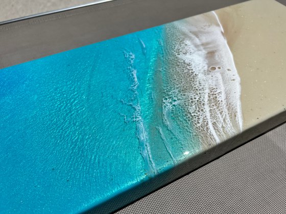 Finding balance - aerial ocean painting