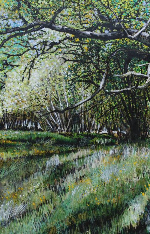Spring Summer Trees by Roz Edwards