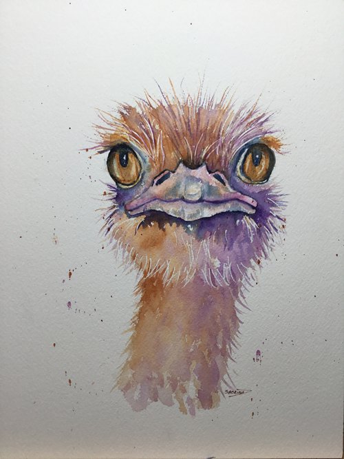 Ostrich #1 by Sabrina’s Art