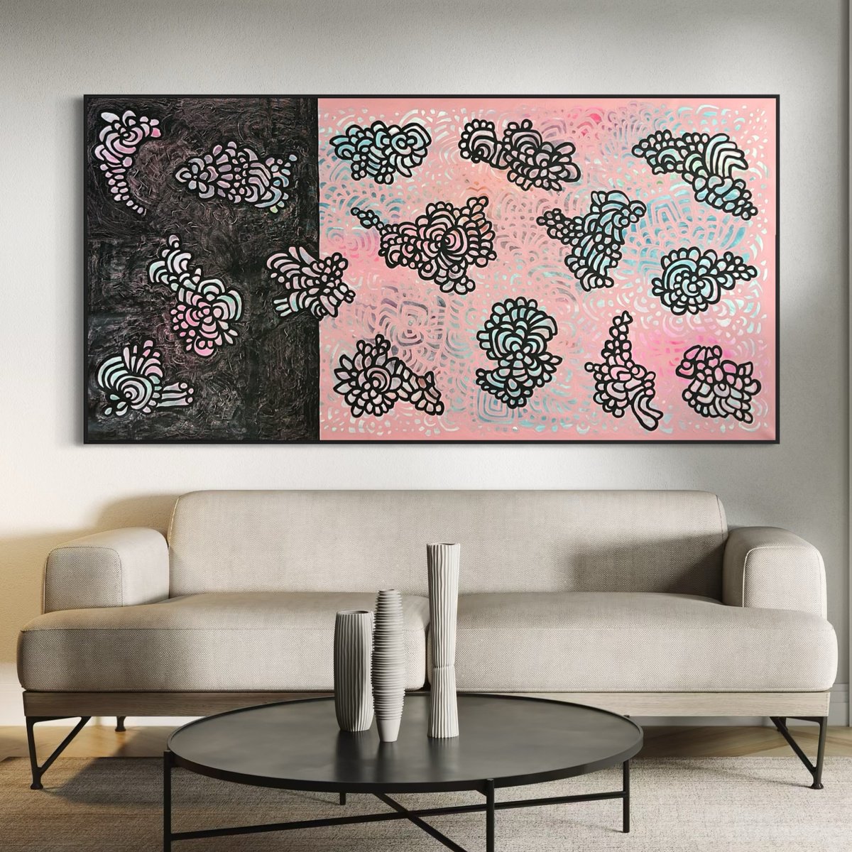 Between Night And Day By Samantha Malone, 79 X 39, Artwork For Sale On Artfinder