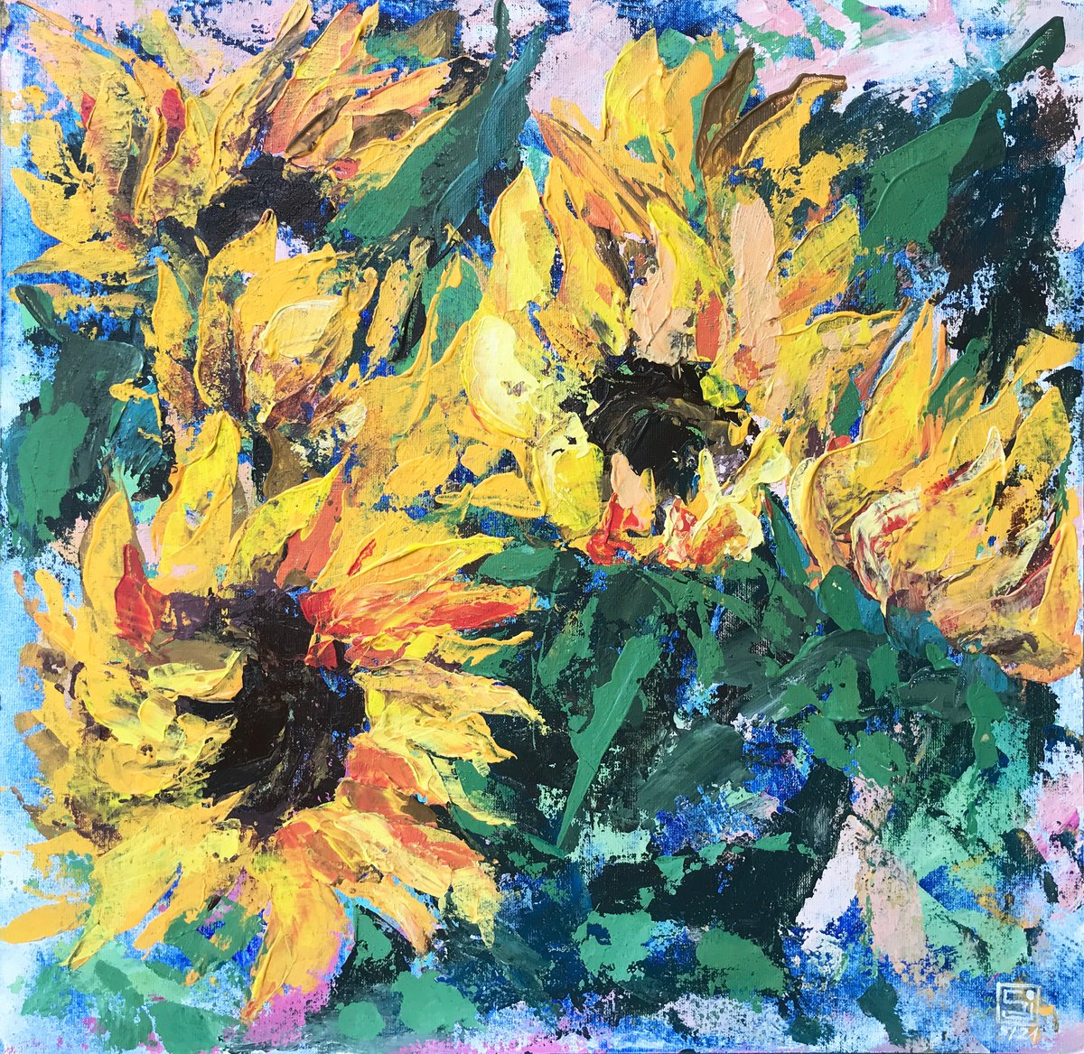 Sunflowers by Julie Stepanova