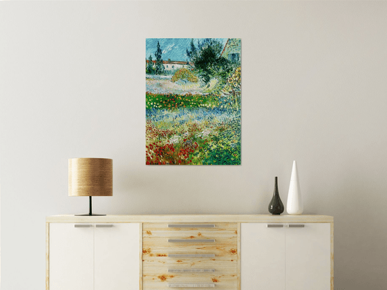 Flowering Garden with Path