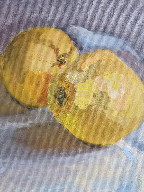 Still-life with fruits "Quinces"