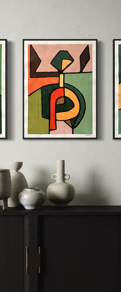 Dancing in the Forest (Set of 3) by Samantha Malone