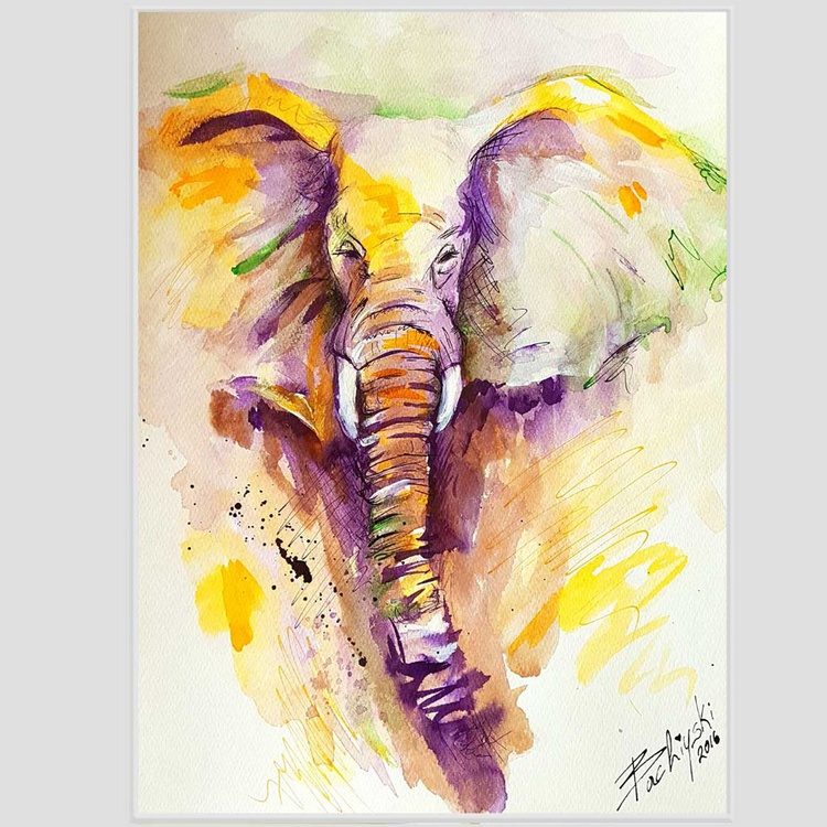 Original Elephant Print Elephant Wall Art Elep Artfinder
