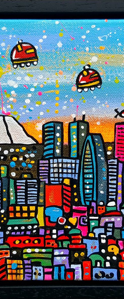 Futuristic Vibrant Tokyo by Maria Luisa  Azzini