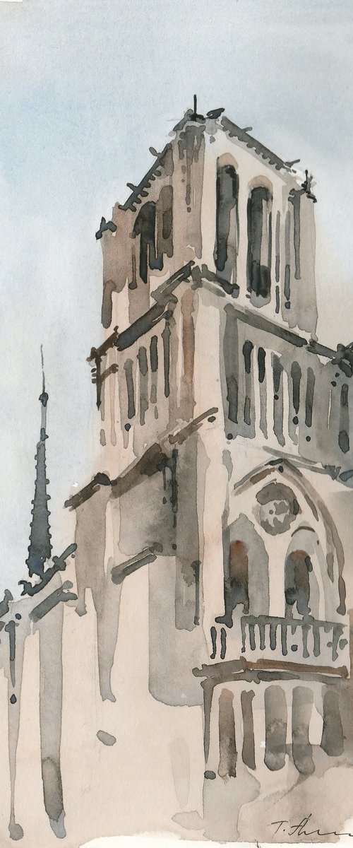 Notre-Dame de Paris, France. by Tatiana Alekseeva