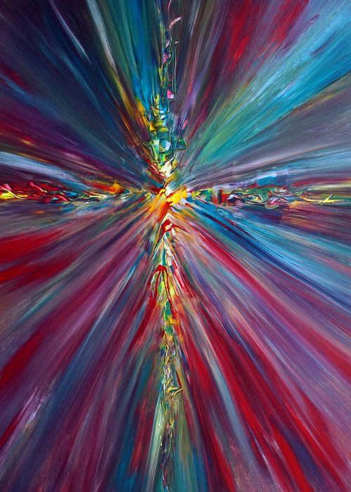 Multi Color Cross-Examination Explosion 05 by Richard Vloemans