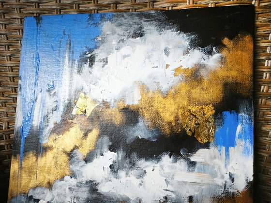 Abstract Floral Diptych