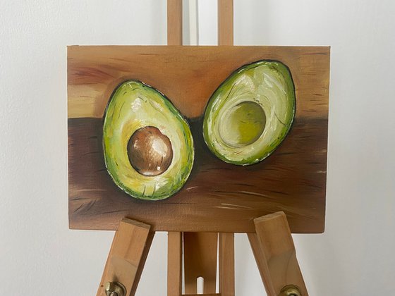Avocados oil painting