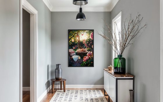 An Evening Feast Beneath the Lanterns