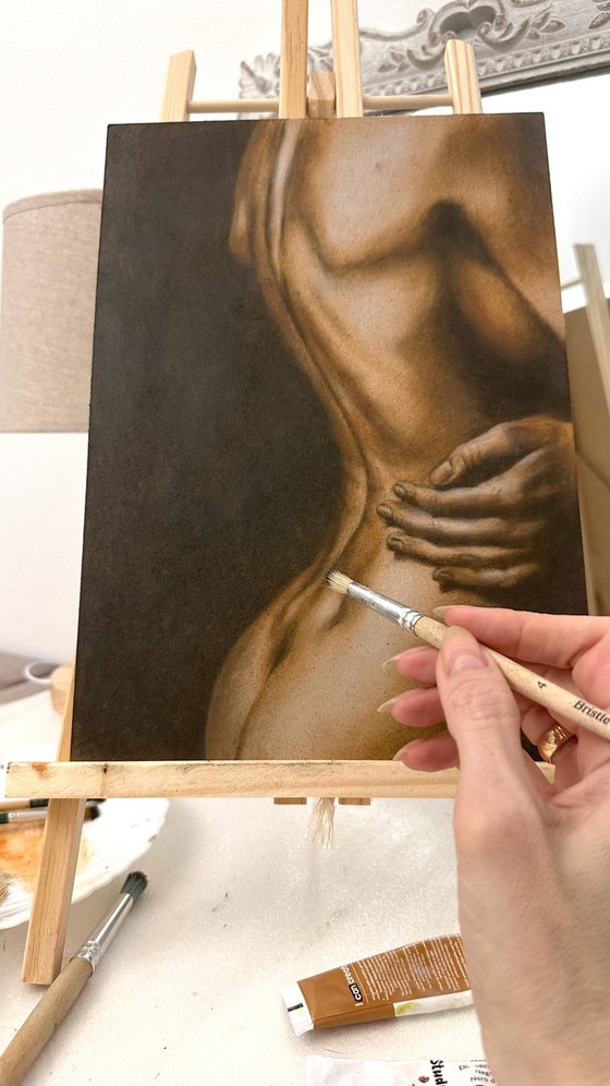 Trust Boundary - Warm Brown Nude