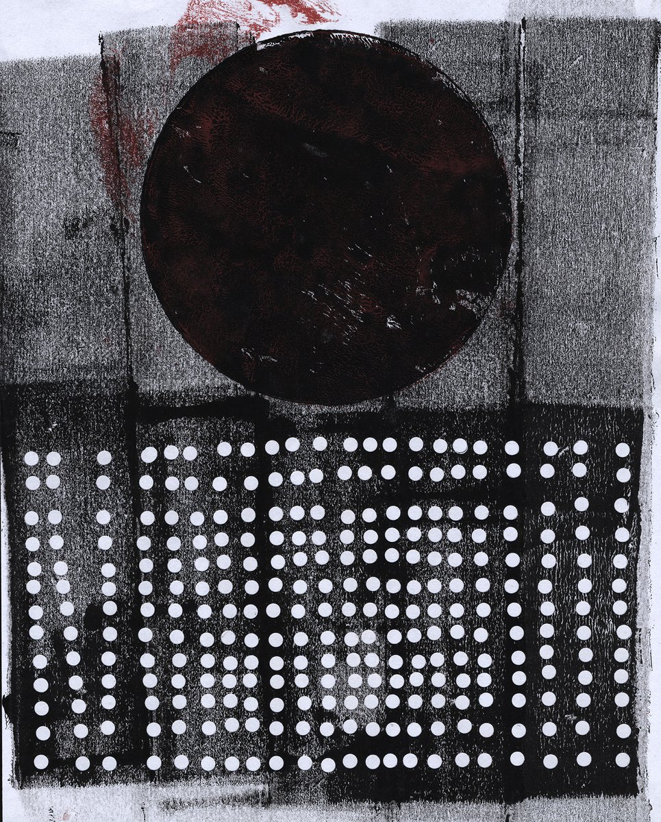 Abstract Collage By Petr Strnad, 10 X 12", Q&A Xi., Original Artwork