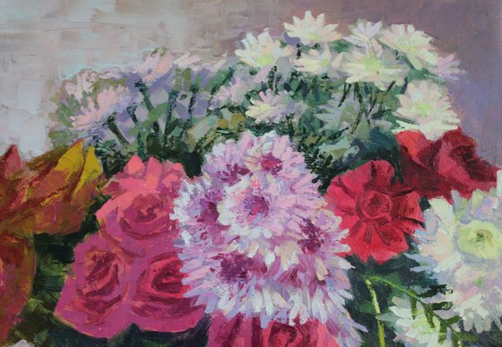 Vase of Spring Blossoms