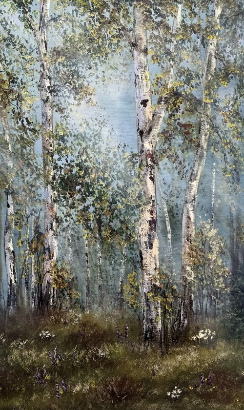 Birch Forest by Tanja Frost