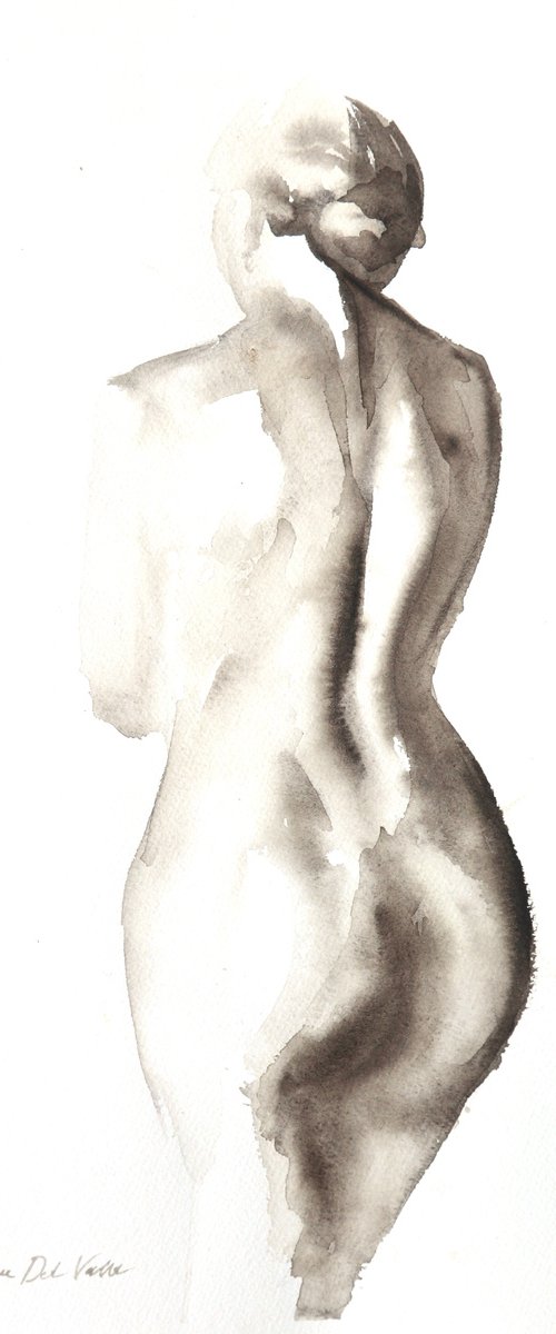 Nude in Sepia III by Aimee Del Valle