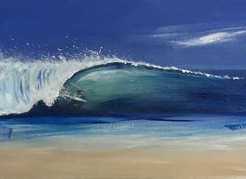 Surfing the PIPELINE by Ewen Macaulay