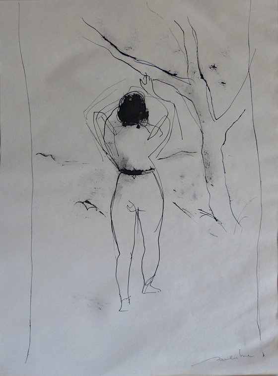 Woman in the garden