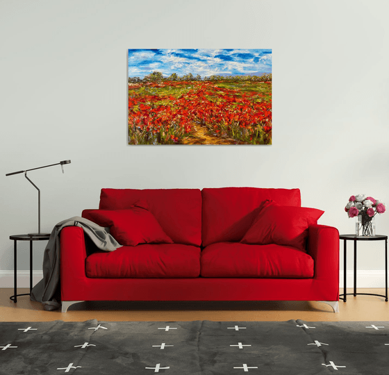 Path in the Field of Poppies