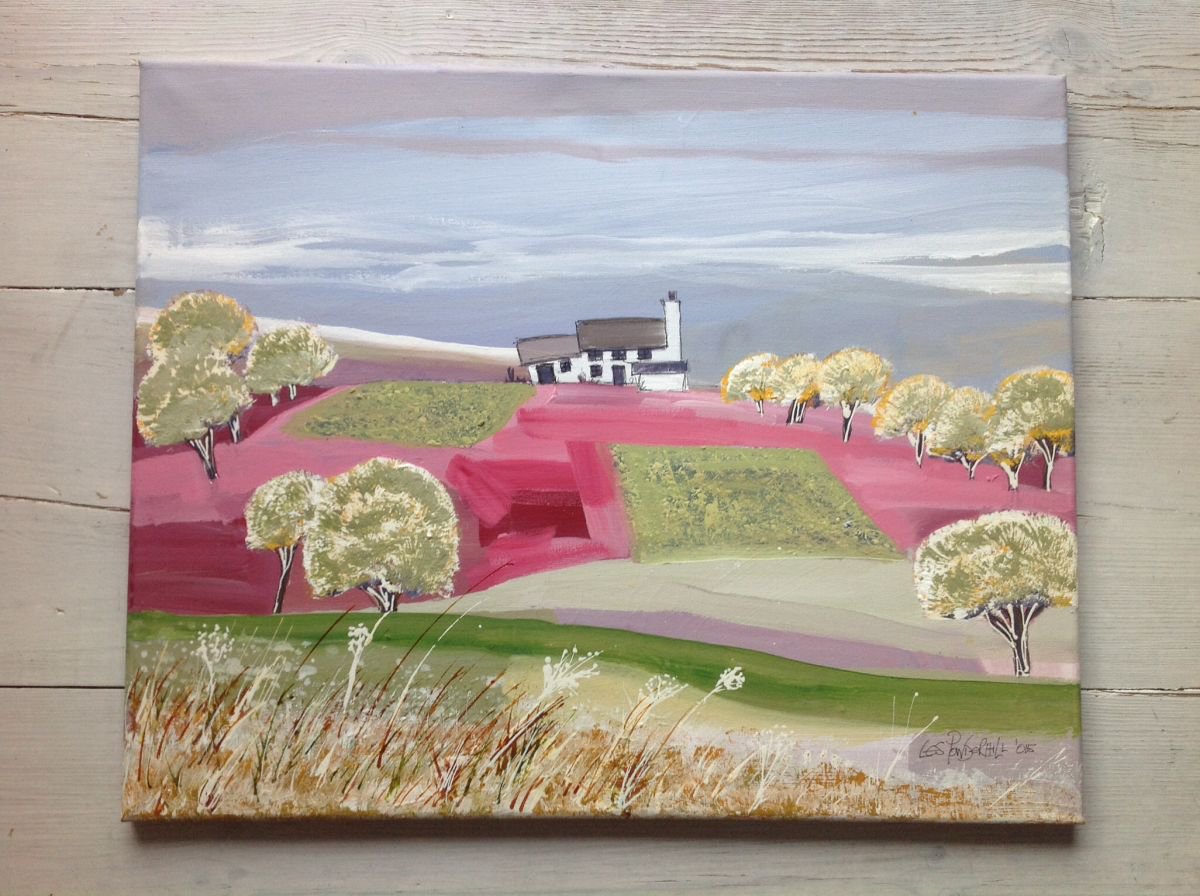 The house on the hill (in the spring) by Les Powderhill
