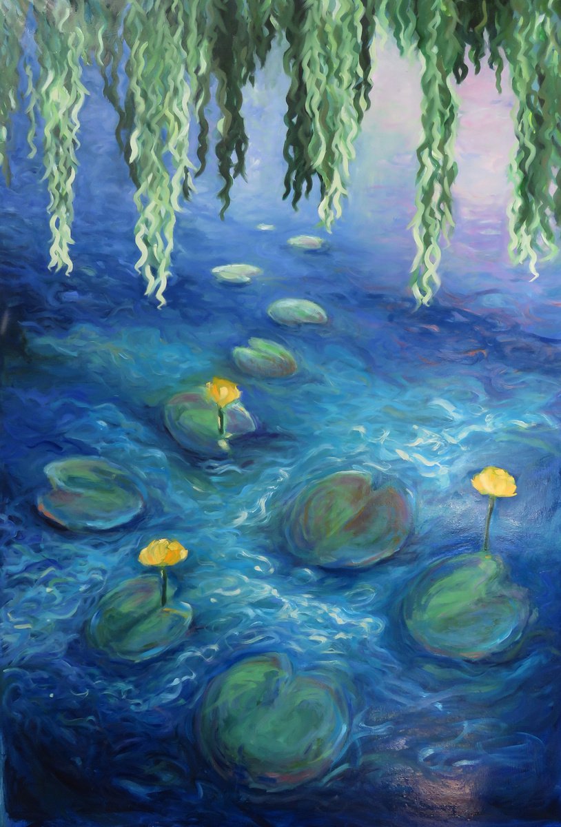 Above the fish and below the wavering willows by Kerry Lisa Davies