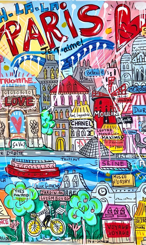 Paris OH LA LA by Mercedes Lagunas