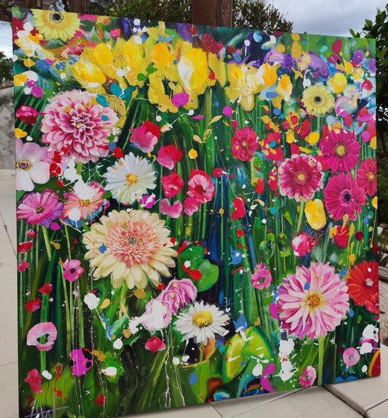 we fell in summer flowers