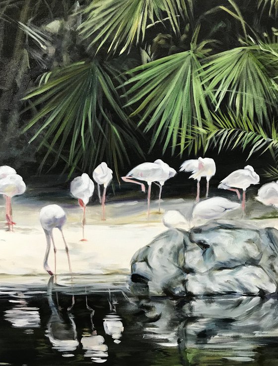 Oil painting "Tropics" 80 * 55 cm by Ivlieva Irina