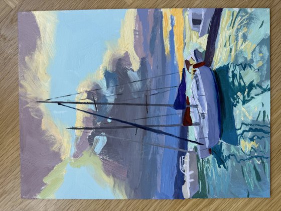 Evening boats