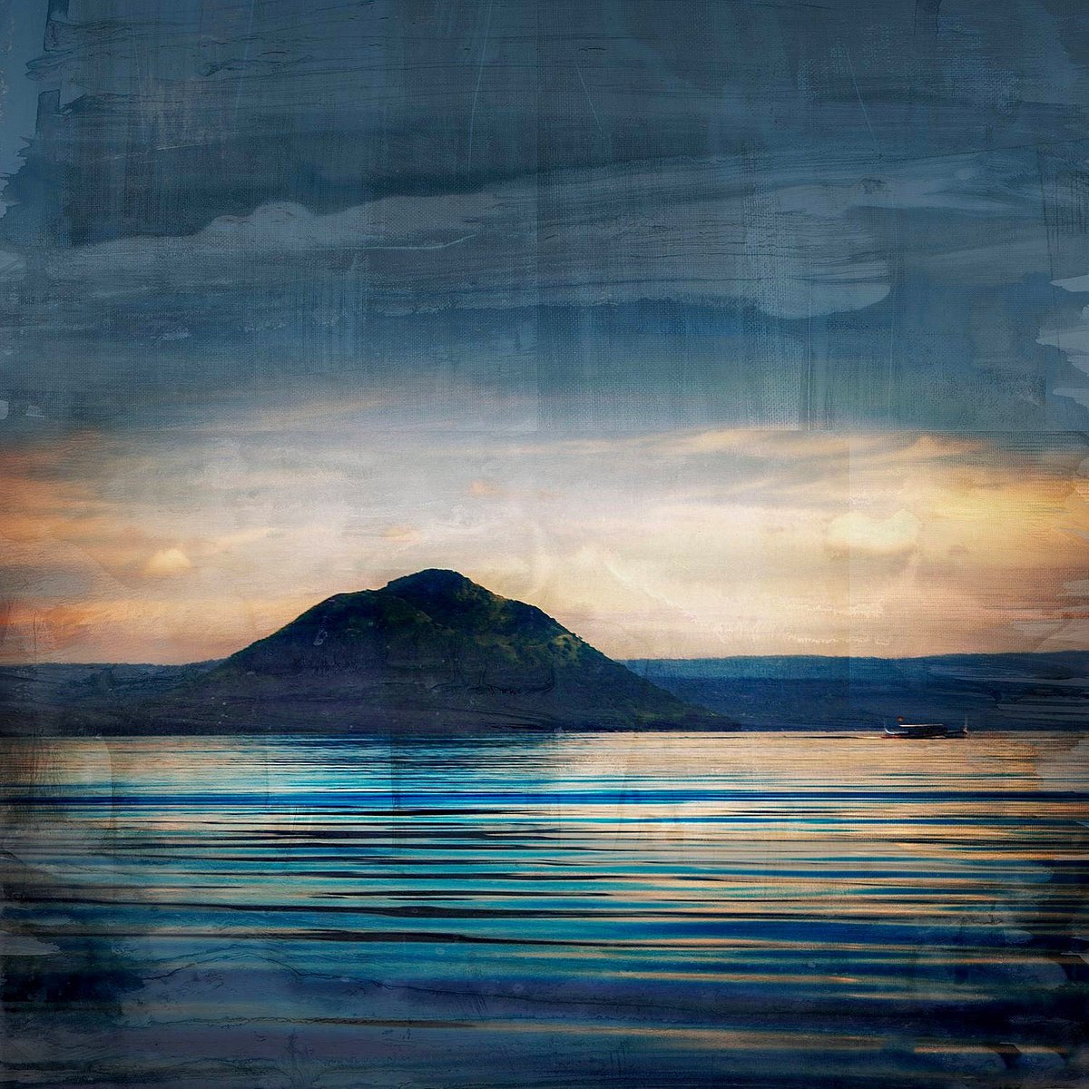Abstract Landscape Photograph By Sven Pfrommer, 39 X 39", Ocean Eleven Vii, Original Artwork