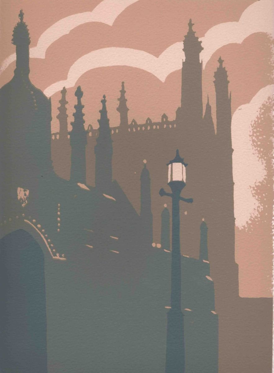 Evening, Kings College, Cambridge by Ian Scott Massie