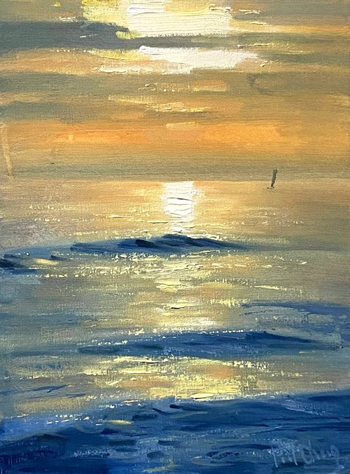 Ocean Sunset No.11 by Paul Cheng