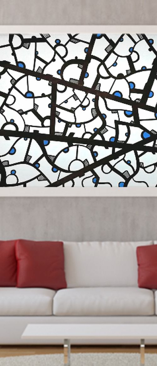 Seven #3 (100 x 160 x 0,1cm) by Riccardo Ticco Capparella