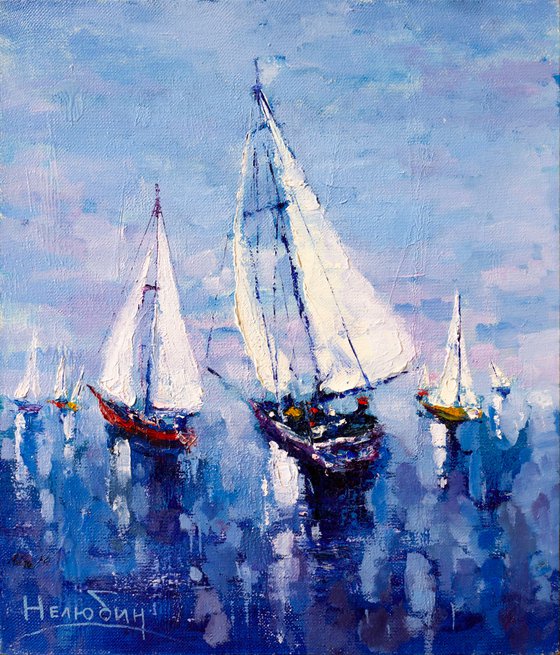 White sails