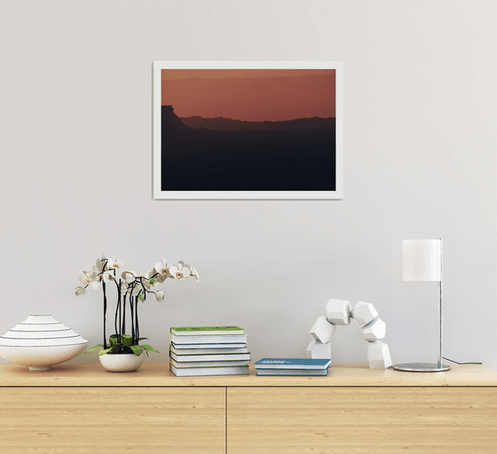 Sunrise over Ramon crater #8 | Limited Edition Fine Art Print 1 of 10 | 45 x 30 cm