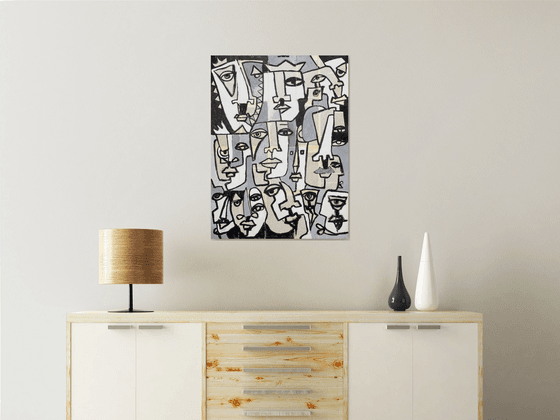 Abstract faces 03.