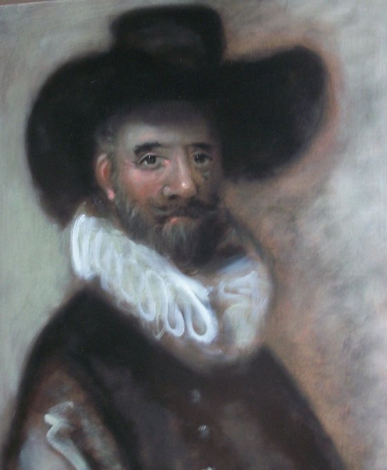Portrait of a man in a Ruffle 
