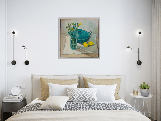 Still Life With Lemons FRAMED