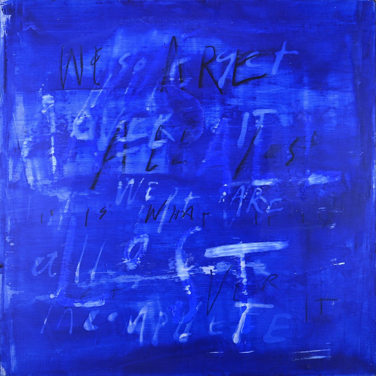 Abstract Oil Painting By Niki Hare, 20 X 20", Lost, Original Artwork