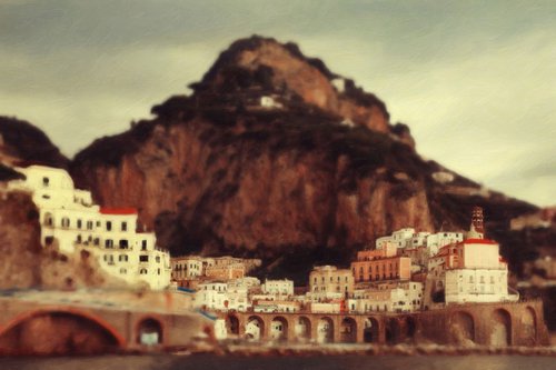 Amalfi Atrani from the sea by Nadia Attura