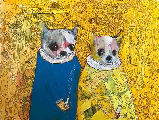 Smoking dogs