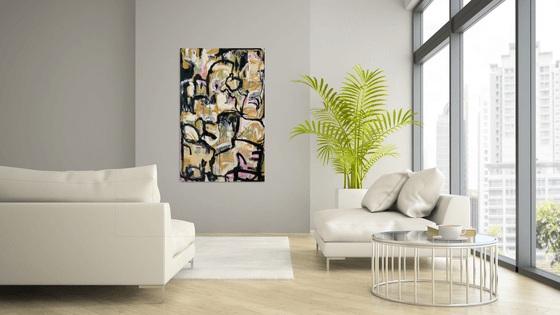 Il corsaro. Original abstract painting