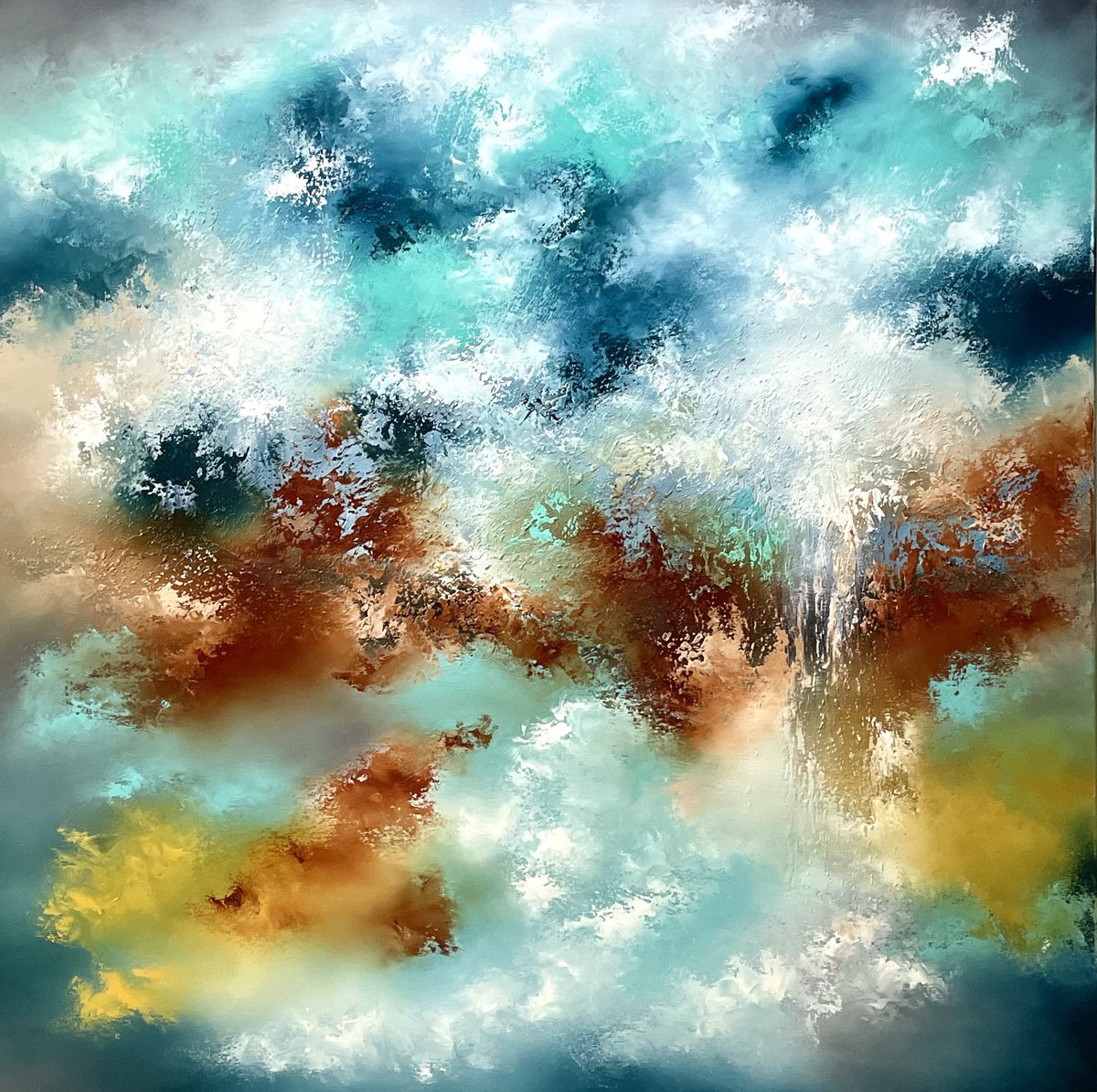 The Wonder Of Space - Abstract - 100cm x 100cm by Jonesy