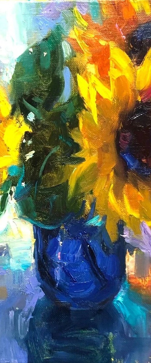 Yellow and Blue by Emily Lane